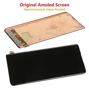 Originálne LCD Displej Pre Oneplus 8 pro Amoled Displej S Odtlačkov prstov LCD Pre Jeden Plus 8 Pro Displej Nahradenie 10 Dotkne