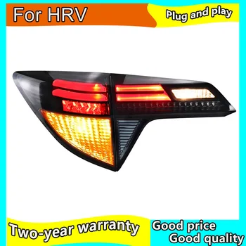 Auto Styling Na honda HRV zadné svetlo na roky-2020 Pre VEZEL LED zadné Svetlo, Zadné Lampy, LED DRL+Brzdové+Park+Signál Stop Lampa