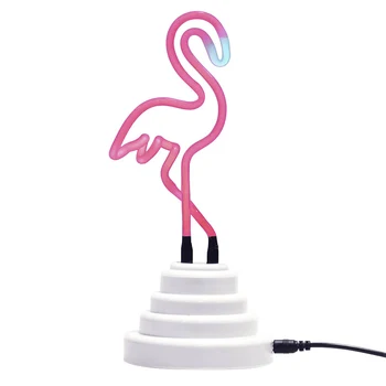 Neónové svietidlo LED Tabuľka Nočné Svetlo stolná Lampa Flamingo Ananás Cloud Rainbow Vianoce Domov Party Dekorácie 3D Stolná Lampa Dekor