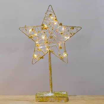 Vianočný Stromček, Hviezda Snehuliak Tvarované Vianočné Železa Led Osvetlenie, Dekorácie, Vianočné Dekorácie Tvorivé Ornament Domova Fw18