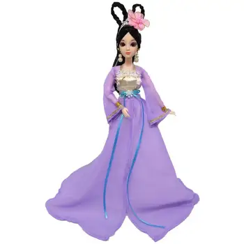 30 CM, Čínsky Hanfu Mytológie Šaty dievča princezná Bjd môžete meniť oblečenie bábiky hračky Darček Pre Dievča