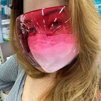 Anti-Sprej Maska Transparentná Faceshield Ochranné Okuliare Ochranné Okuliare Glass Okuliare Full Face Pokryté Sférické Šošovky