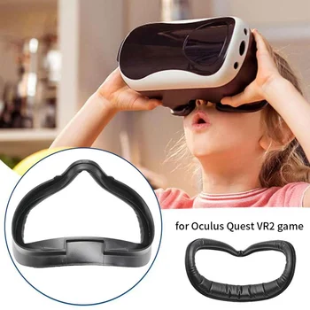 Pre Oculus Quest 2 VR PU bočný Kryt Prípade Výmeny Očná Maska Pad Vankúš Virtuálnej Reality Okuliare Príslušenstvo pre Quest 2